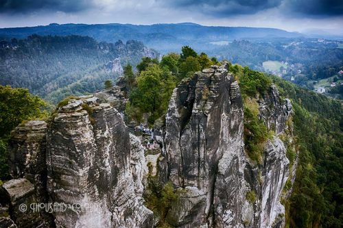 Blick von der Basteibrücke